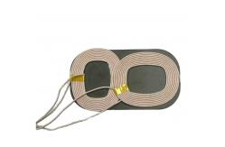 China Customized 15 Watt Dual Coil Wireless Charging Coil for Cell Phone Charging supplier