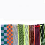 Wholesale Custom Jacquard Debossed Logo Woven Polyester Nylon Reflective Webbing Strap for sale
