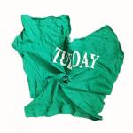 25kg Packing 55cm Reclaimed Cotton T Shirt Rags for sale