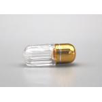 3ml Golden Clear Pill Bottles OEM Empty Plastic Pill Bottles for sale