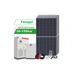 High Efficiency Hybrid Solar Power System 30KW -150KW With Lifepo4 Or Lithium Battery for sale
