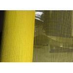Yellow 5x5mm 110 Gram Woven Fiber Wire Mesh 0.914m Width for sale