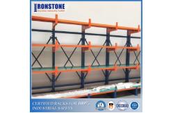 China Flexible Extendable Cantilever Racking System For Vertical Warehouse Storage supplier