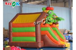 China 5m 16.5ft Animals Theme Commercial Bouncy Castle With Blower supplier