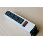 PDU Power Distribution Unit 4 Outlets , Industrial Electrical Outlet Multiple Socket for sale