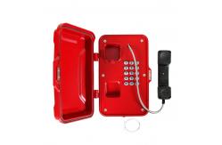 China Rubber Keypad SIP2.0 Weatherproof Tunnel Telephones IP67 supplier