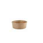 Eco-friendly Disposable Kraft Paper Salad Fruit Soup Bowl With Lid for sale