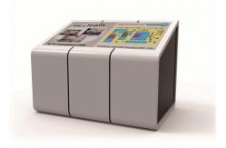 China All In One Kiosk Machine Interactive Touch Screen Kiosk With Android Wifi System supplier