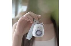 China USB Rechargeable Mini Fan Keychain 3 Modes Adjust Speed Handle Custom Keychain Gift supplier