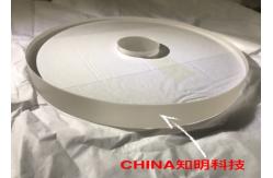 China Aspherical Dome Sapphire Optical Windows Dia150mm With Hole Tolerance ±0.1mm supplier