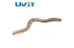 China Customized Special Shaped Infrared Heating Lamp Tube Quartz Halogen Lamps supplier