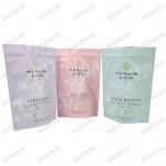 1.Empty Mylar Bags Blueberry Body Scrub Packaging Bag Aluminum Foil Self-Standing Plastic Pouch Zipper Resealed Bags for sale