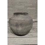 Indoor Decoration Fiber Clay Planter Hand Carve Finishing with Charcoal Oven/Warmer Camping Burners Heater/Barbecue for sale