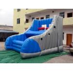 UV Resistant Inflatable Amusement Park With Shoe-Shaped Basketball Shooter for sale