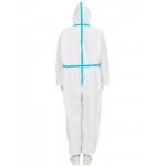 Work Clothes Disposable Protective Coverall / Nonwoven Hospital Isolation Gowns for sale