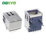 Network Port 1x1 Tab Down RJ45 Jack Module With Lan Transfomer 100Base J0011D01NL for sale