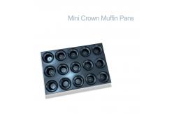 China RK Bakeware China Foodservice NSF Custom Commercial Nonstick Glaze Mini Crown Muffin Tray supplier