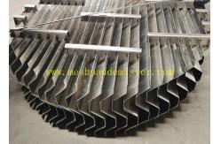 China 1000mm Round Shape Ss304 Vane Pack Mist Eliminator supplier