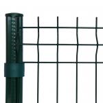 Home Ornamental Bending Welded Fence Garden 3d Curved Fence Rustproof for sale