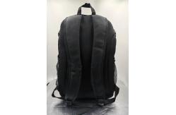 China Large Capacity Custom Football Backpack , Black Soccer Backpack With Shoe Compartment supplier
