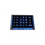 Electroplated Black Industrial Numeric Keypad 6x4 Matrix Keys IP65 NEMA4X for sale