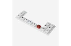 China Irregular Shape Silicone Rubber Membrane Switches Flame Resistant supplier