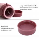 BPA Free 600ml Leakproof Silicone Foldable Water Bottle With PP Lid