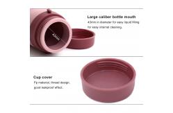 China BPA Free 600ml Leakproof Silicone Foldable Water Bottle With PP Lid supplier