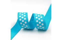 China logo dot printed ribbon silk screen supplier