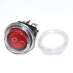 2 / 3pins Round Rocker Boat Switch For Ship Usage 6A 250V AC