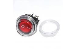 China 2 / 3pins Round Rocker Boat Switch For Ship Usage 6A 250V AC supplier