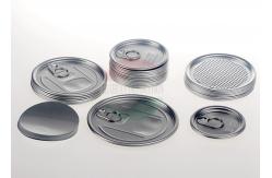 China Good Airtighting Aluminum Easy Open Lids for Plastic Can Paper Tube supplier