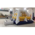 Supplier Floating Inflatable Water Climbing Tower Toys with Blob and Slide for sale