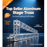 Portable Spigot Aluminum Stage Truss with High Load Bearing and Premium Aluminum Alloy for Event Lighting for sale