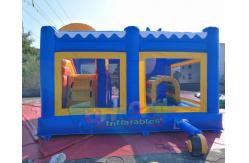China EN14960 Inflatable Bouncer Slide Combo With Hand Pringting Customized Size supplier