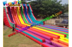 China 0.55mm Pvc Tarpaulin Commercal Inflatable Slide ，Super Six Slide For Garden supplier