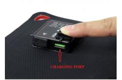 China Lightweight Solar Panels Camping , Folding Solar Panels Low Temperature Coefficients supplier