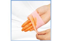 China Customized Pink Synthetic Nitrile Gloves Disposable Gloves For Food Handling supplier