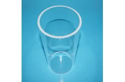 China High Dimension Precision Fused Silica Tube OD / ID / Length Custom supplier