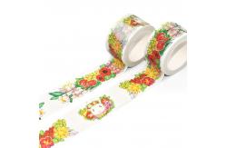 China Journal Planner Sample Card Washi Tapes Waterproof Washi Paper Masking Adhesive Tape supplier
