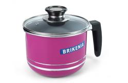 China Home Cooking Forged Aluminum Round 5.0mm Milk Pot With Lid supplier