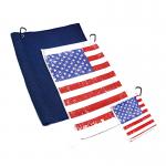 Microfiber Waffle Golf Towels With Clip Custom Printed Embroidery Sublimation Logo for sale