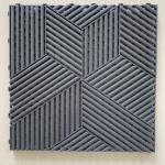 Interlocking Grey Plastic Garage Floor Tiles for sale