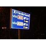 Super Bright Transparent Dynamic Message Signs , LED Traffic Display Outdoor for sale