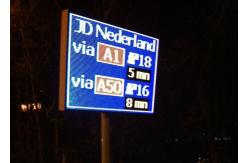 China Super Bright Transparent Dynamic Message Signs , LED Traffic Display Outdoor supplier