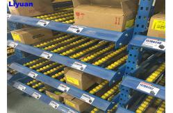 China High Efficiency Carton Flow Rack Plastic Gravity Roller Stainless Steel Q235B supplier
