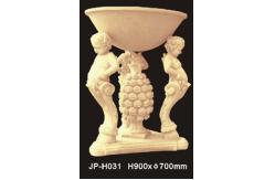 China Rustic Sandstone Flower Pots Lightweight And Durable Garden Enhancers supplier