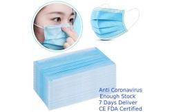 China Earloop Isolation Face Mask , Earloop Procedure Masks Ultra Soft Biodegradable supplier