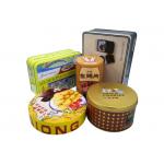 OEM 0.3.5mm Thickness Square Biscuit Tin Box Bling Printed for sale