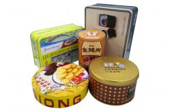 China OEM 0.3.5mm Thickness Square Biscuit Tin Box Bling Printed supplier
